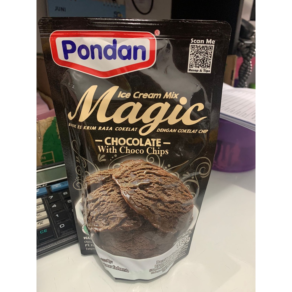 

Pondan Ice Cream Mix Cokelat 160 G