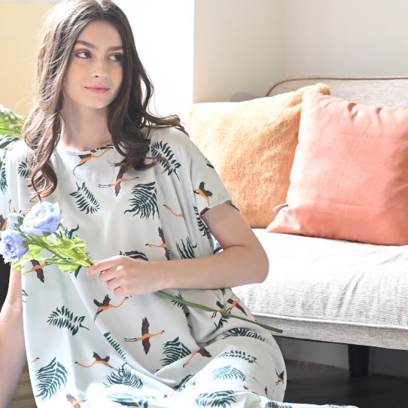 Daster Rayon HABEL NON BUSUI Panjang Semata Kaki-Habel 6