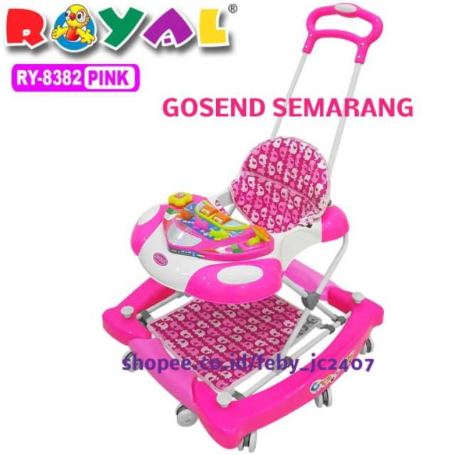 GOSEND SEMARANG BABY WALKER ROYAL 8383 AEROPLANE ALAT BANTU JALAN BAYI APOLLO APOLO
