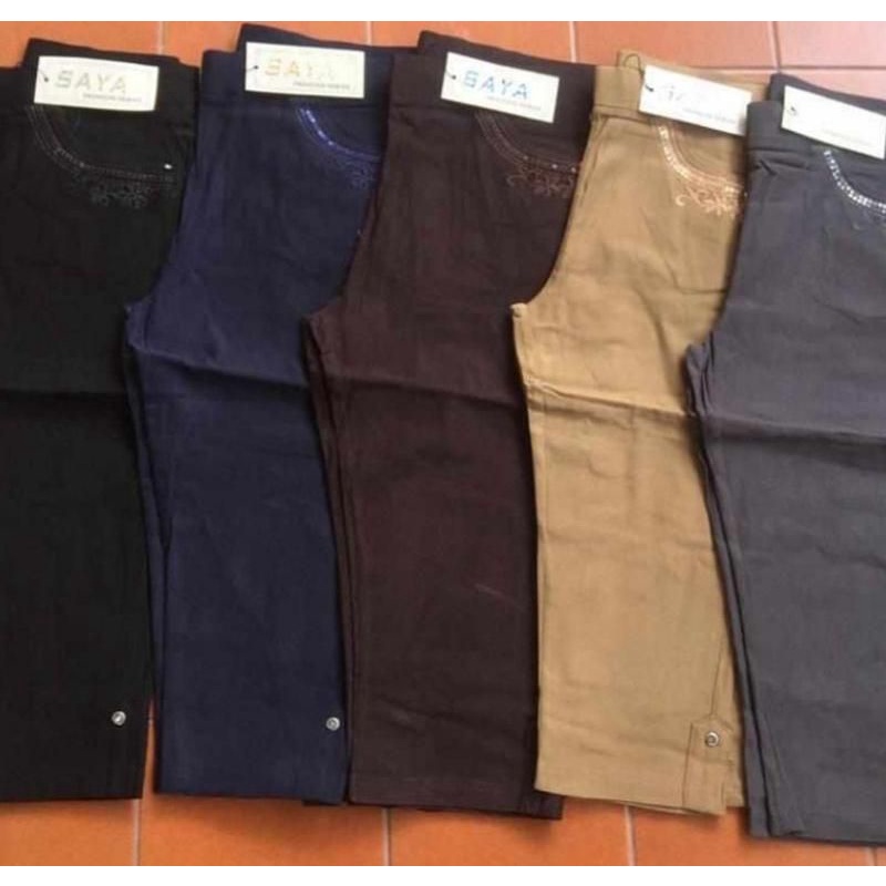 Celana katun 7/8 / celana SAYA / merk w2000