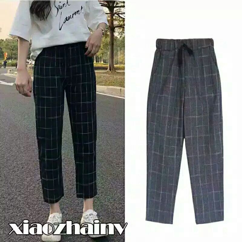 CELANA KOTAK  TARTAN FLANEL DEWASA BAHAN LEMBUT BISA COD