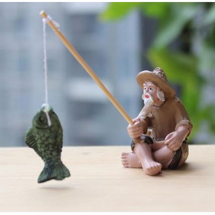 Miniatures - Fishing Old Man (3 item)