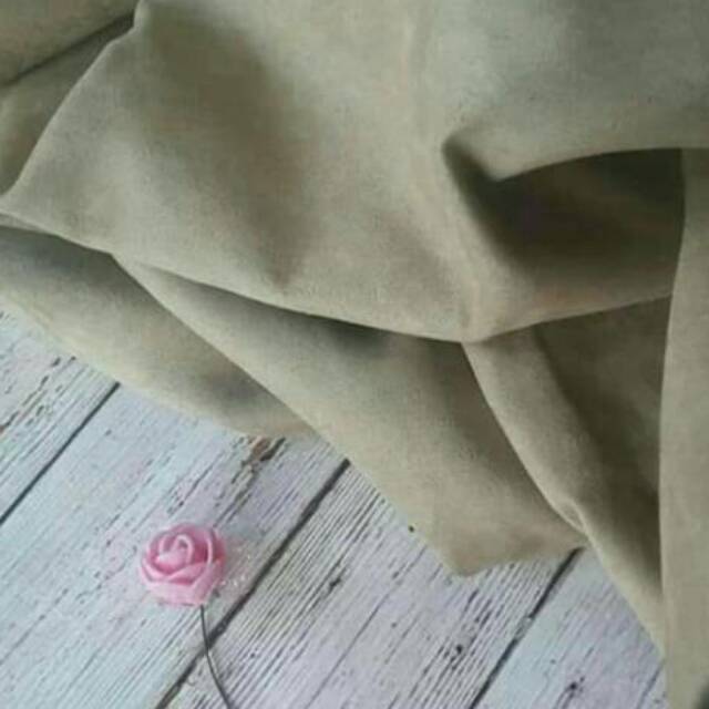 Bahan Kain Suede 2 Sisi Kain Suede Dua Sisi Harga Permeter Shopee Indonesia