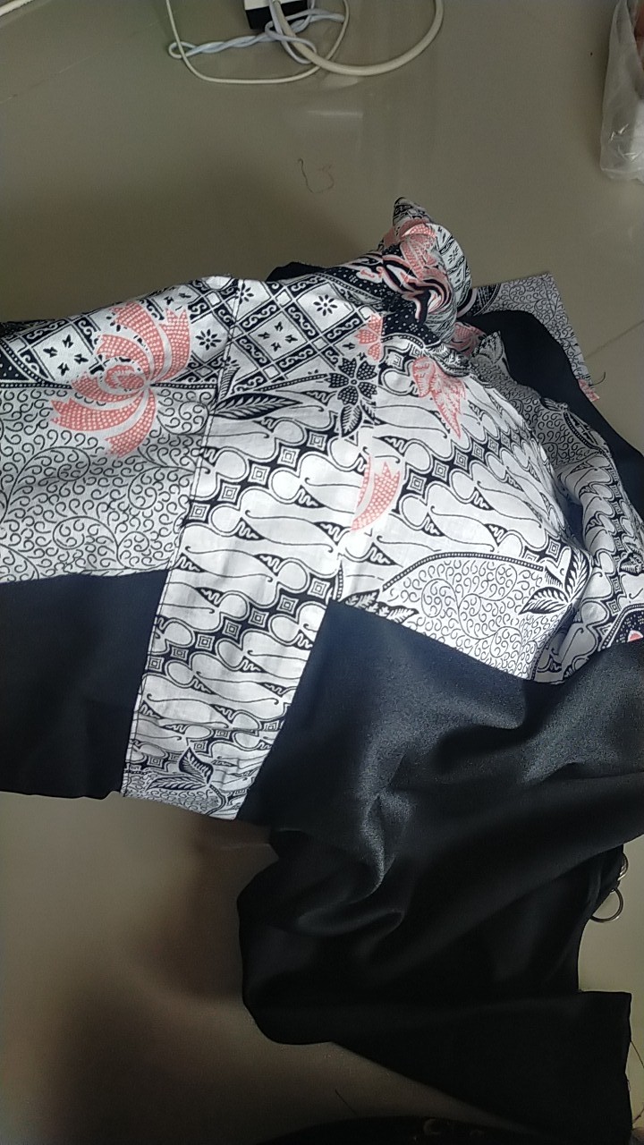 Batik Kahuripan Atasan Batik Wanita/blus Batik Kombinasi/batik Kantor Elegan