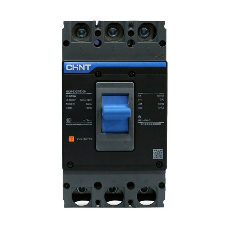 MCCB Breaker Chint NXM-630S 3P 50kA