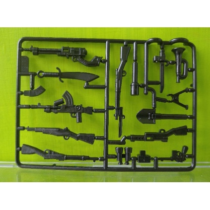 Lego world war 2 minifigures world war 2 WW2 minifigure elite guns template GUNS1  □