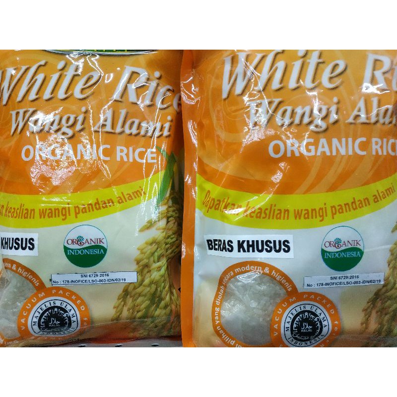 

beras putih khusus organik 2kg