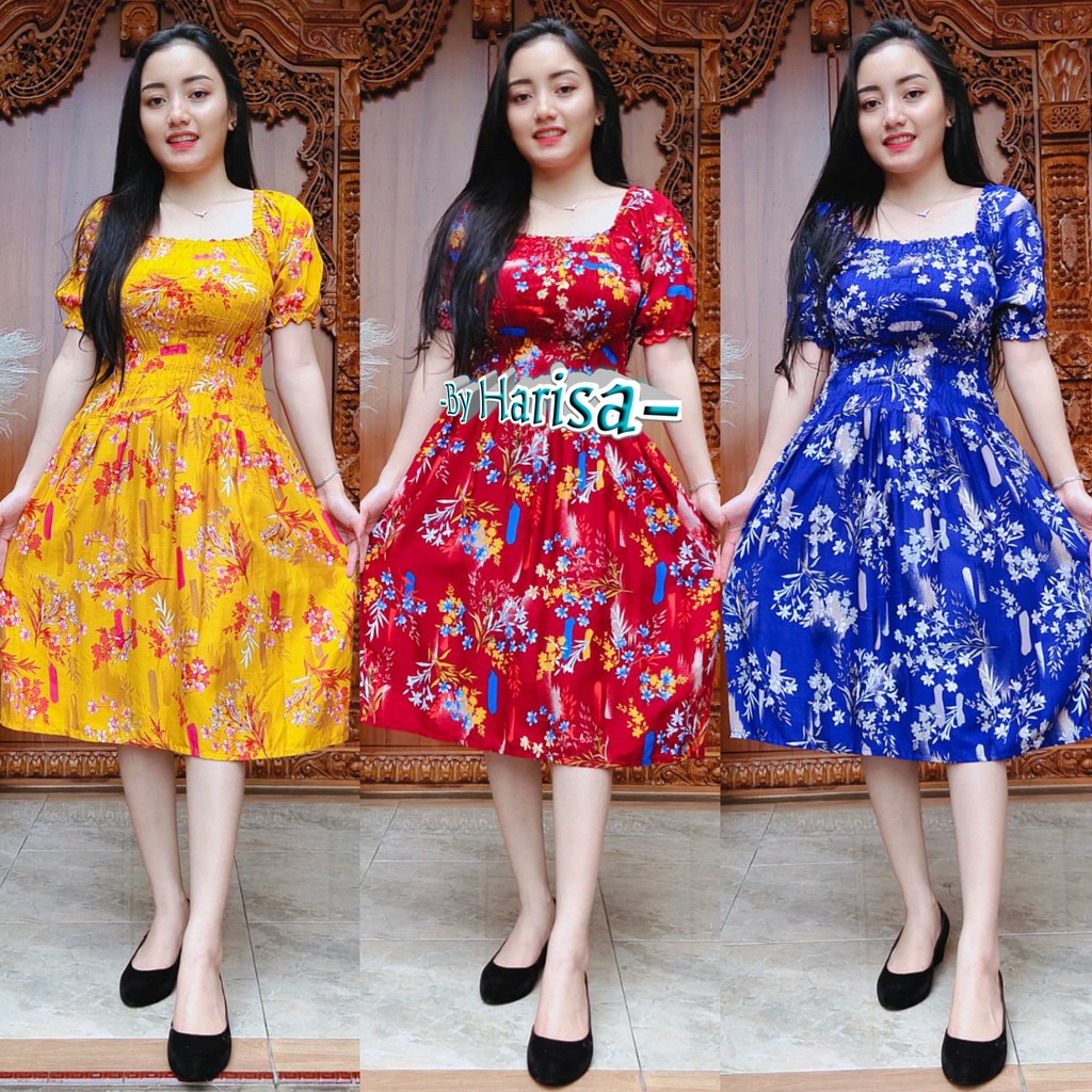 Dress Sabrina Clary flower Rayon Super