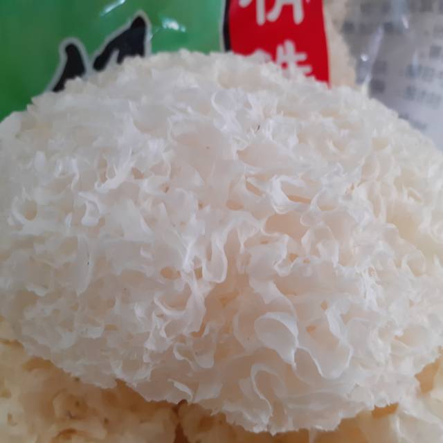 

white fungus 1 buah 25 gram jamur ES