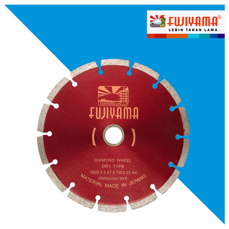 Fujiyama Diamond Wheel 7 inch Dry Granite &amp; Marble Mata Gerinda Ori