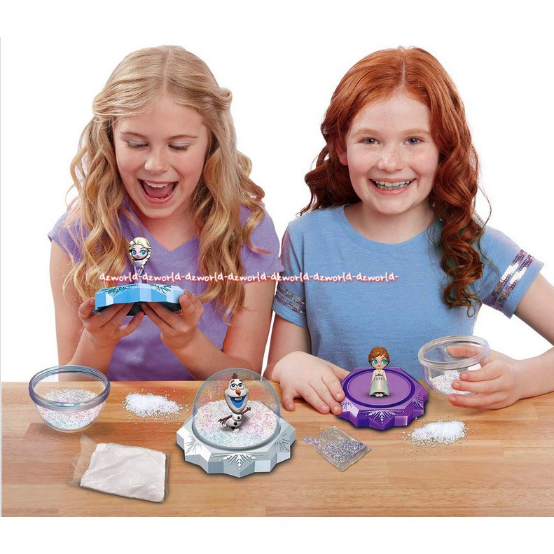Crazart Crazsnow Disney Frozen II Make Your Own Glitter Snow Globes Gobe