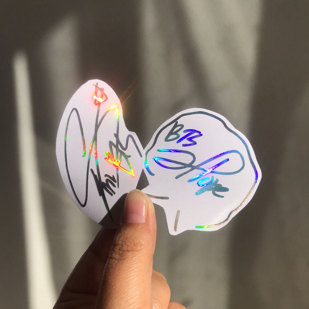 BTS SIGNATURE HOLOGRAM