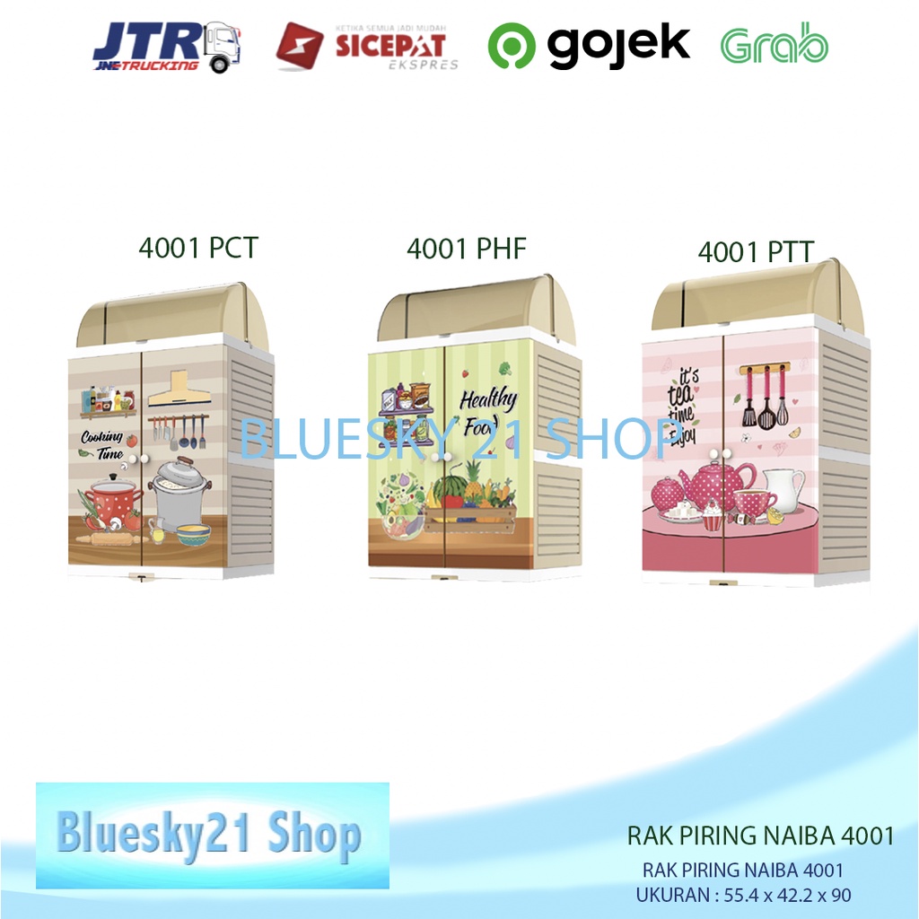 RAK PIRING PLASTIK MURAH / RAK PIRING PLASTIK NAIBA MURAH / RAK PIRING NAIBA 4001 MURAH / LEMARI PIR