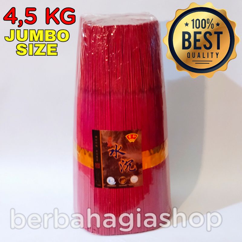 Hio Dupa Warna Merah Stik Halus Isi 4,5 KG Wangi Darshan Platinum Import Taiwan Stick Incense Aroma Harum Sembahyang Dewa