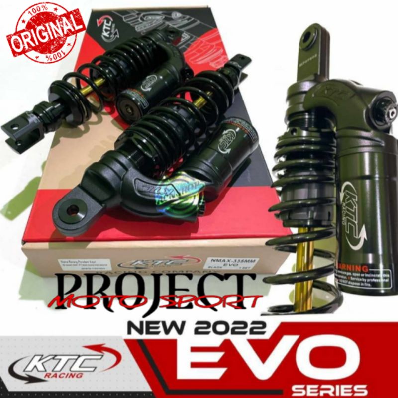 SHOCKBREAKER NMAX/AEROX/PCX KTC RACING TIPE EVO NEW PRODUK KTC RACING ORIGINAL 100%