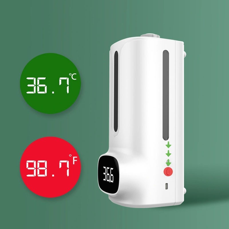 K9 Pro Dual Infrared Thermometer Intelligent Sensor Soap USB Type-C/BATERAI FREE TRIPOD