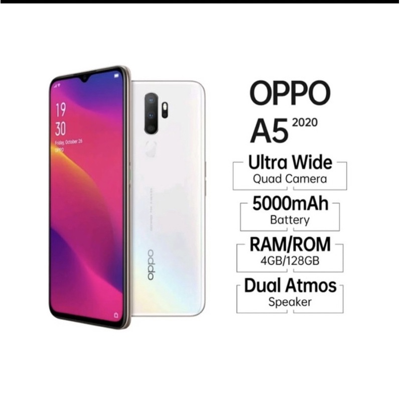 OPPO A5 2020 second like new RAM 4, 128GB