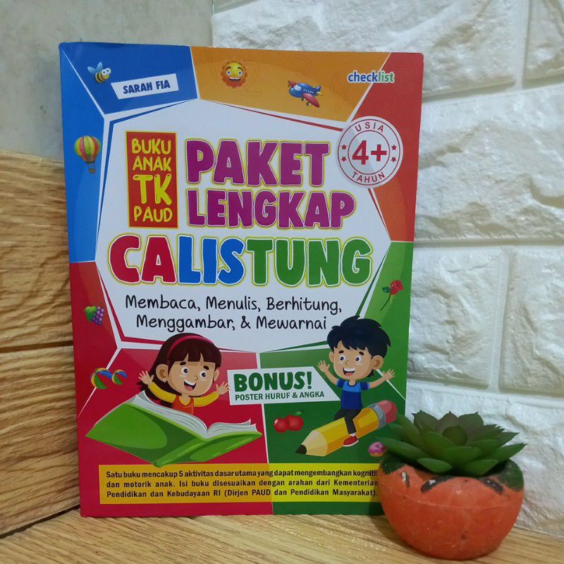 BUKU ANAK TK PAUD PAKET LENGKAP CALISTUNG