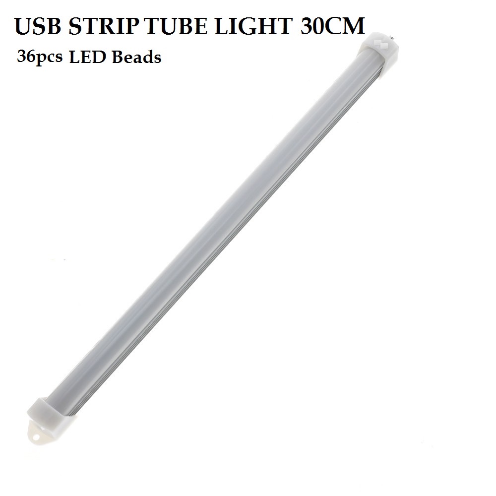 LED Strip Tube Adjustable Light 30cm - Lampu USB 5V Portabel