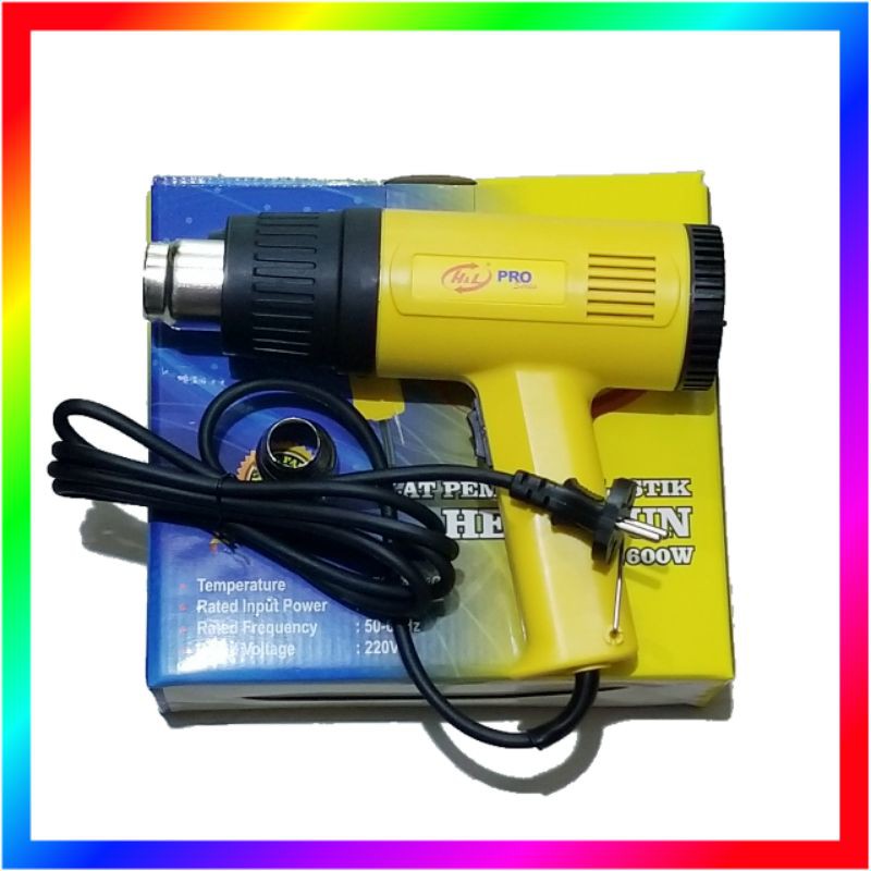 HOT HEAT AIR GUN H&amp;L HNL 1600 WATT PEMANAS