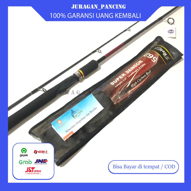 JORAN RELIX SUPER SENSOR 562 | JORAN CARBON SOLID | RING FUJI | 7 RING MAMARIT| KUAT 8KG| SAMBUNG 2