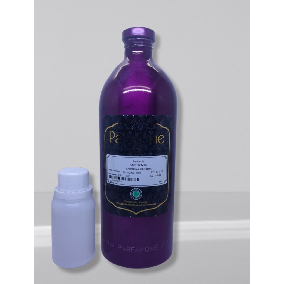 CH 212 CHIC FOR MAN BIBIT PARFUM MURNI 100 ML. BY PARFAROME ( PREMIUM )