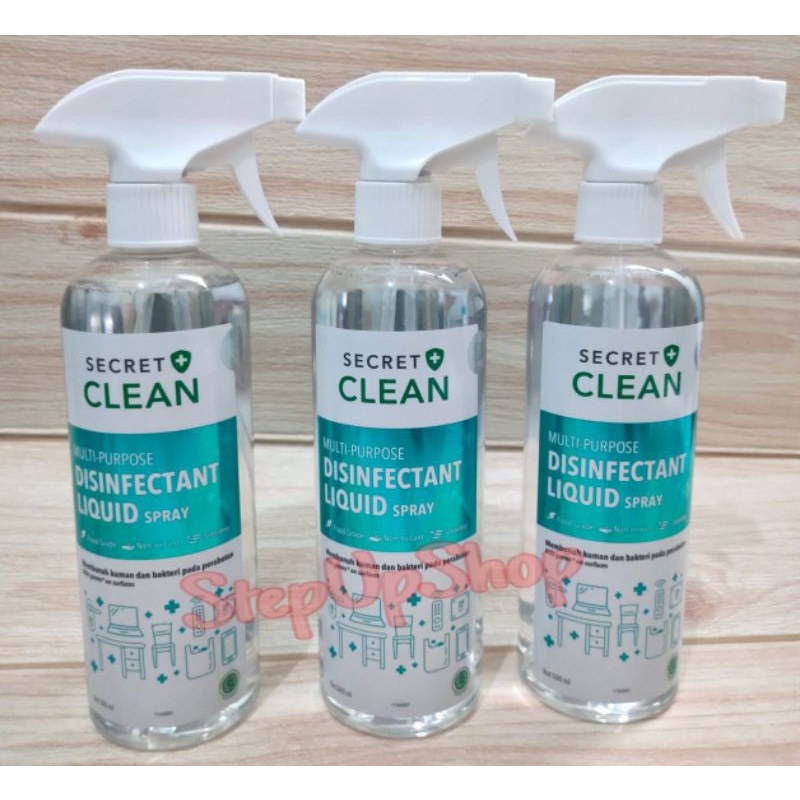 Secret Clean Disenfektan Liquid Food Grade 500ml