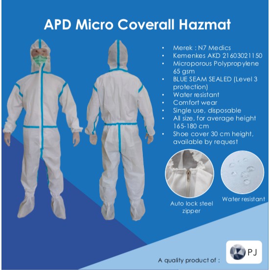 APD Microporous Hazmat Coverall