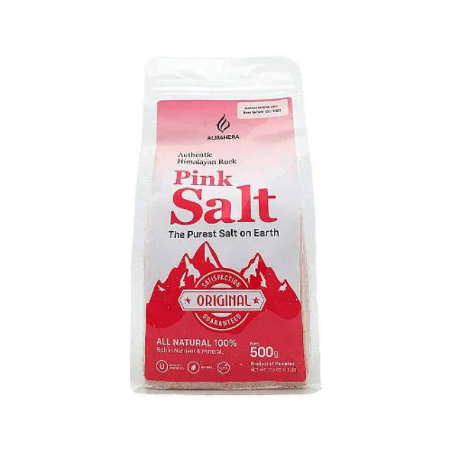 

Pink Salt garam himalaya 500gr asli