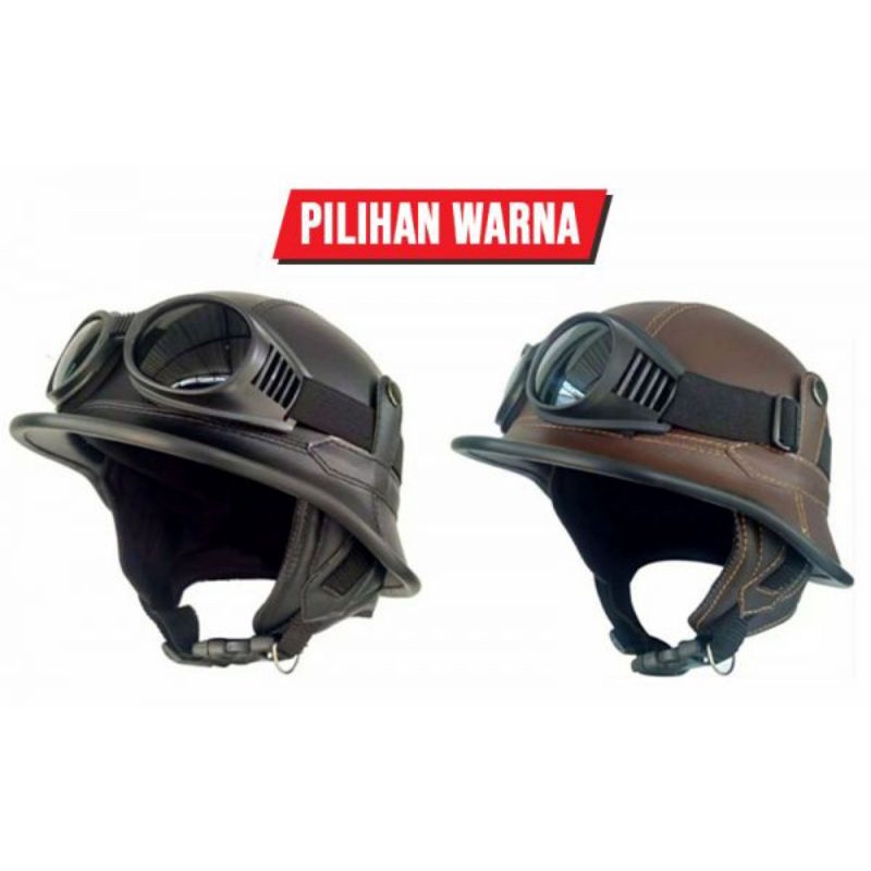 HELM RETRO NAZI PRIA WANITA ALL SIZE