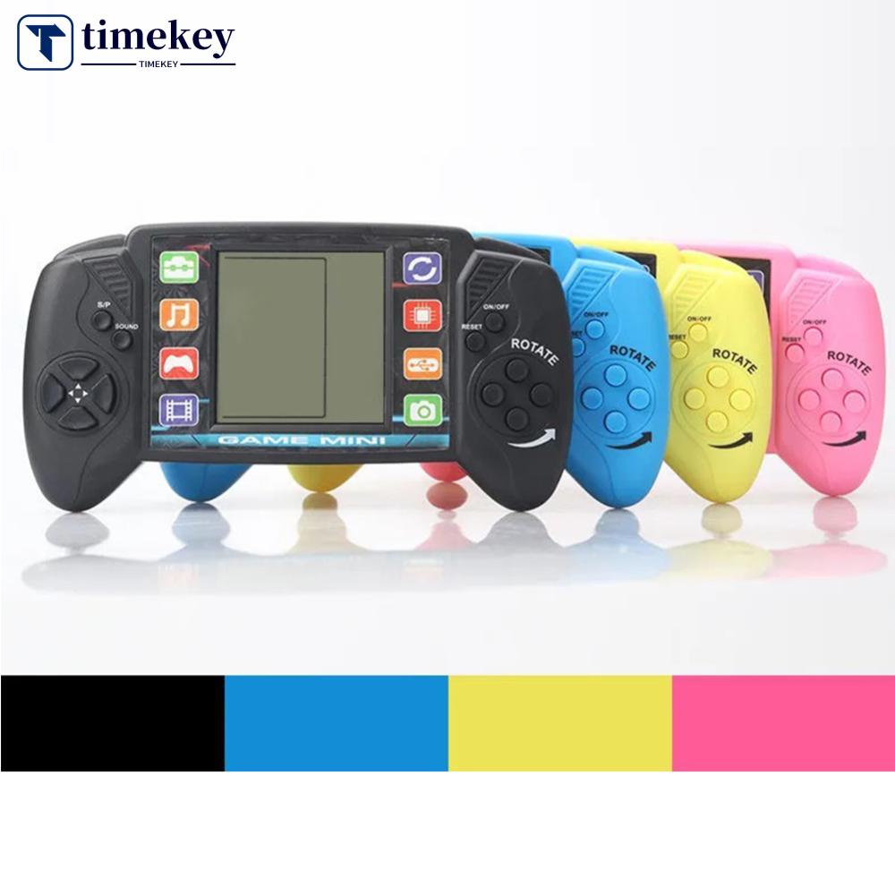 Timekey H3T7 Konsol Game Tetris Retro Layar 3.5 &quot;Dengan 26 Games Built-in