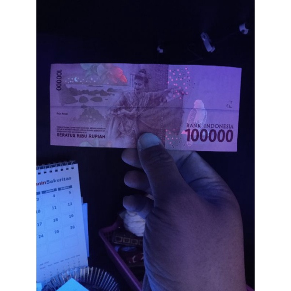 Uang Salah cetak/missprint tidak ada serial number