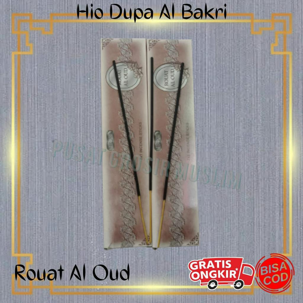 Hio Dupa Al Bakri Harum Aromaterapi Aroma Rouat Al Oud Isi 28 Pcs Buhur Lidi