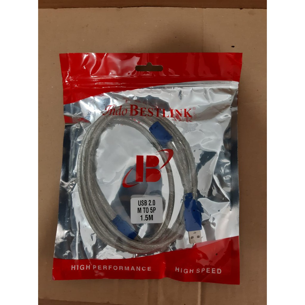 Kabel USB to USB Mini 5Pin 1,5Meter