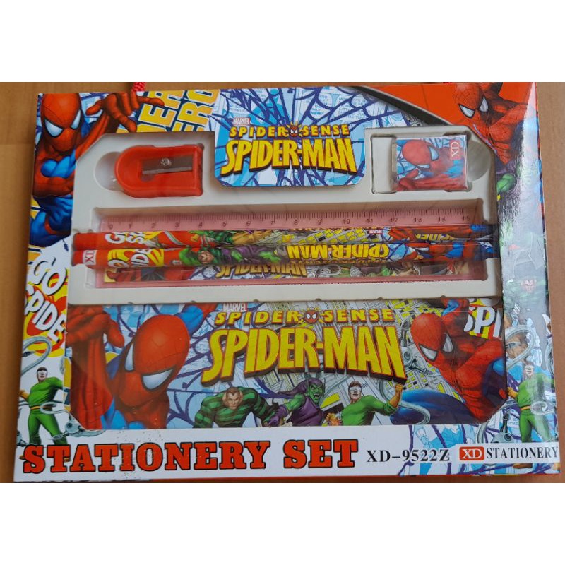 

Stationery set Spiderman/Alat tulis set/ Paket alat tulis/Study set Hadiah lengkap