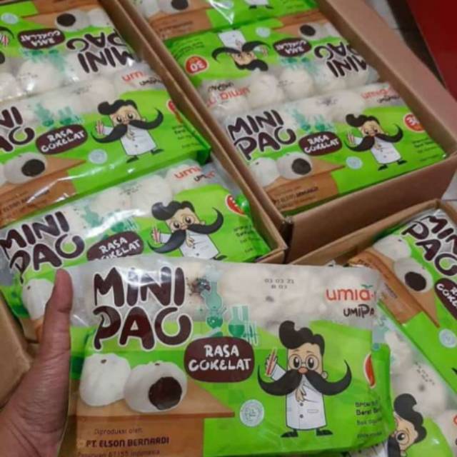 

Bakpao mini rasa coklat