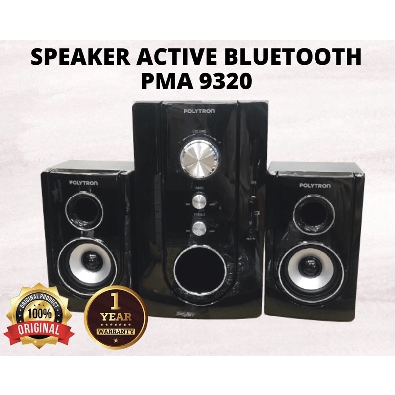Speaker aktif Polytron PMA-9320 FM Radio, Bluetooth, USB