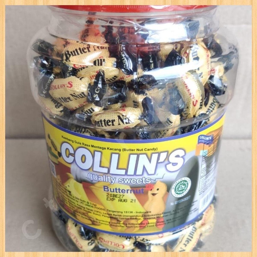 

Permen Collins Butternut Toples 665gr