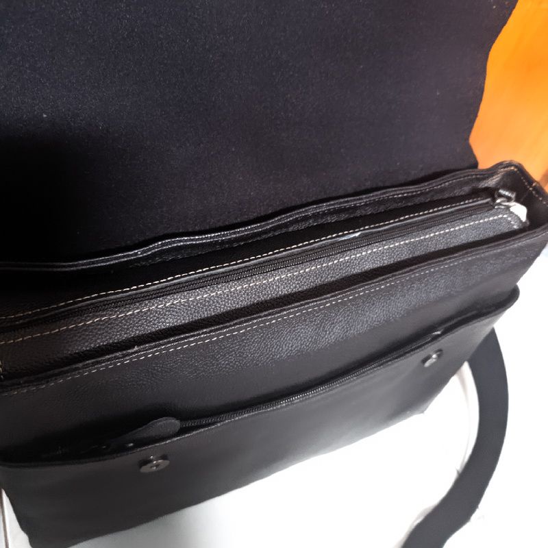 Tas laptop kulit asli pria bahan kulit asli