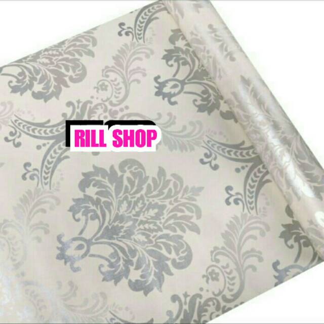 Wallpaper dinding motif bunga E