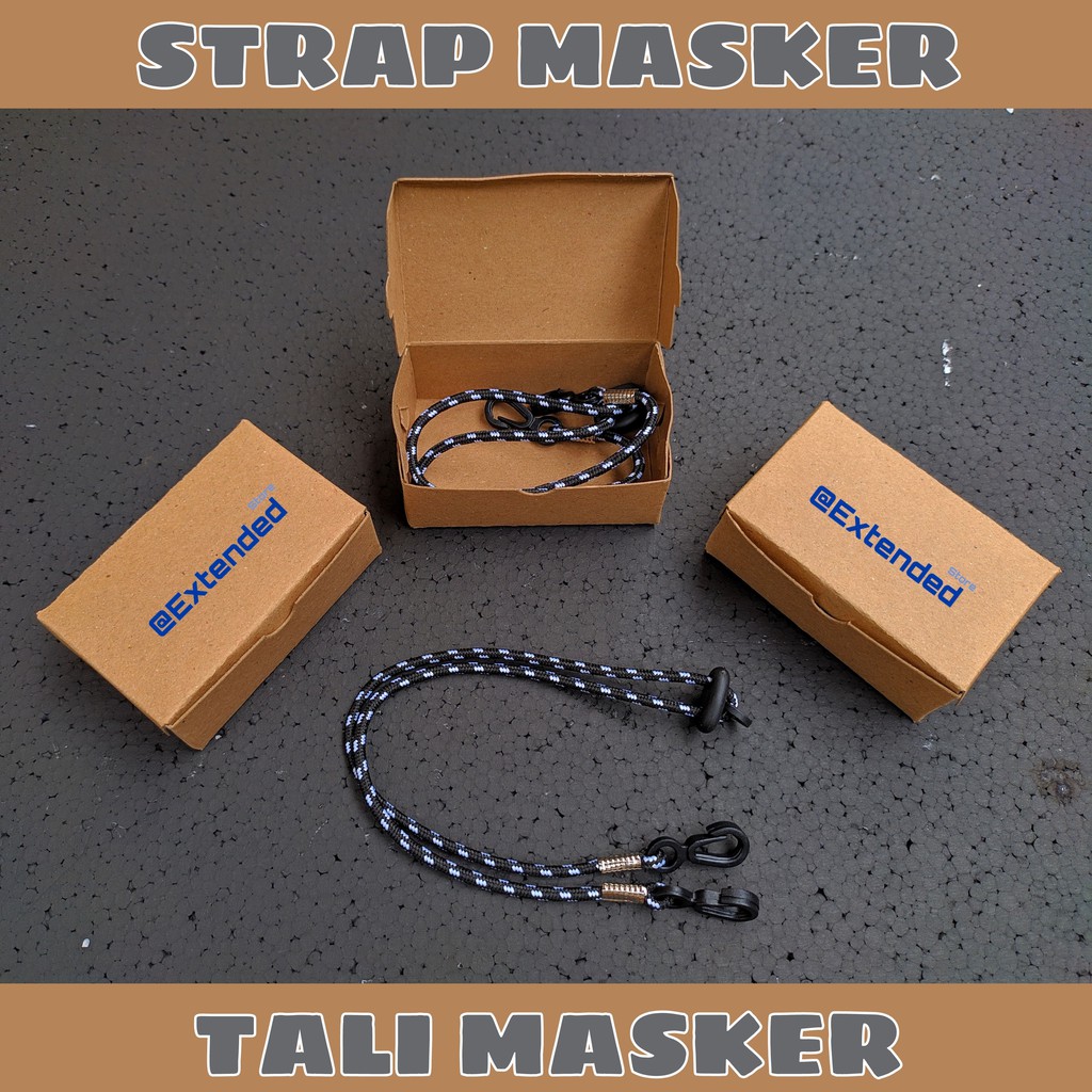 Strap masker pria wanita motif strep masker hijab strap masker korea tali konektor kalung murah!