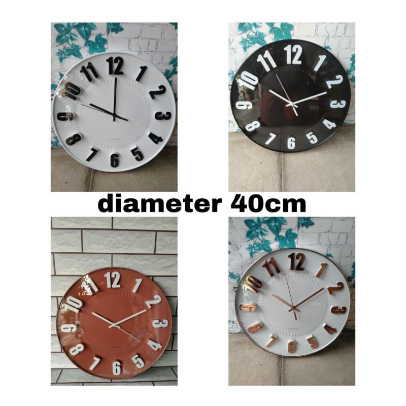 Jam dinding 96411 diameter 40cm