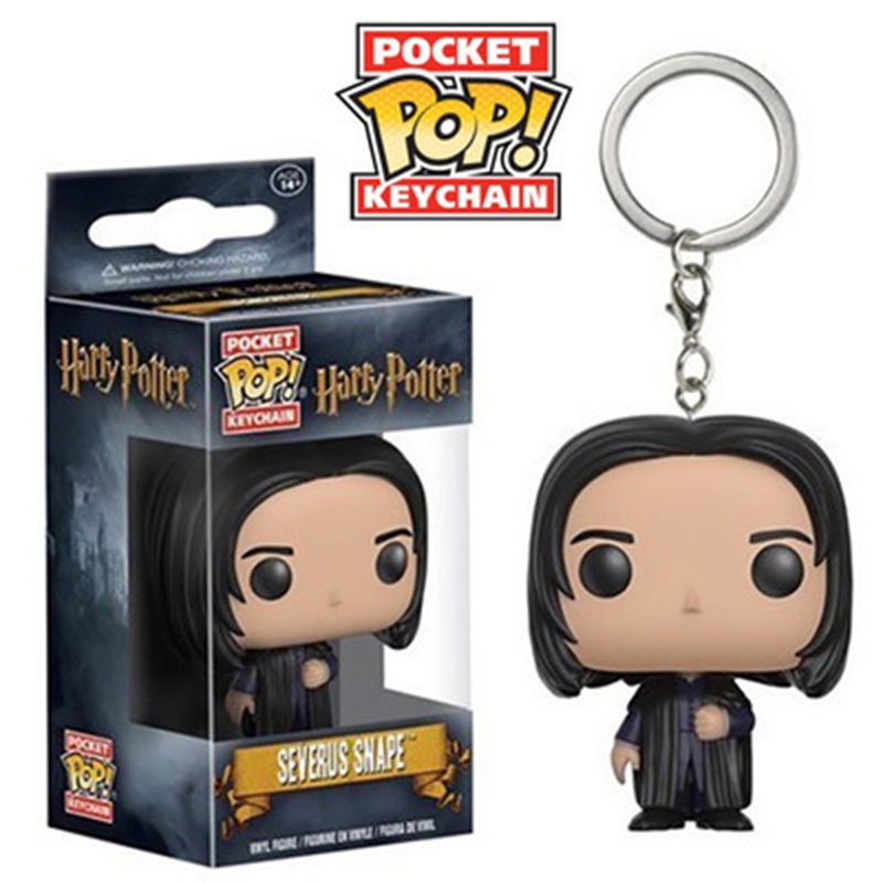 1pc Gantungan Kunci Action Figure Funko POP Harry Potter Hermione Snape Voldemort Bahan PVC Untuk Dekorasi