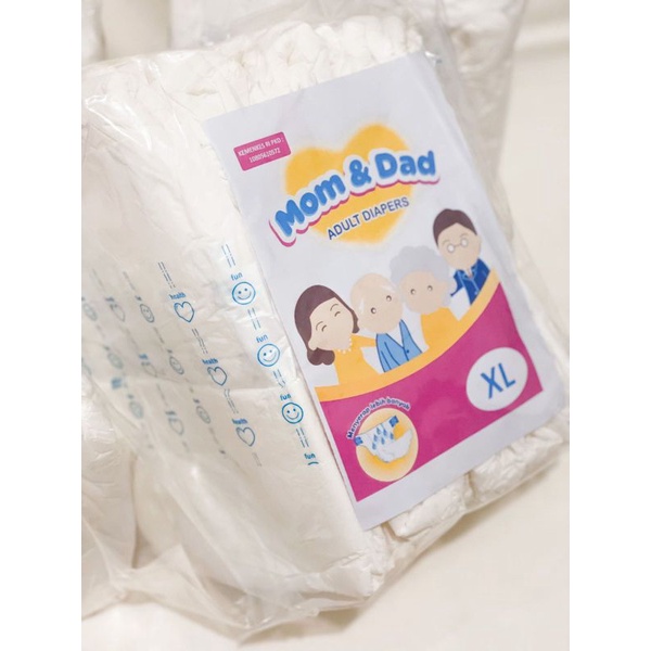 Mom &amp; Dad XL Satuan Popok Dewasa Perekat