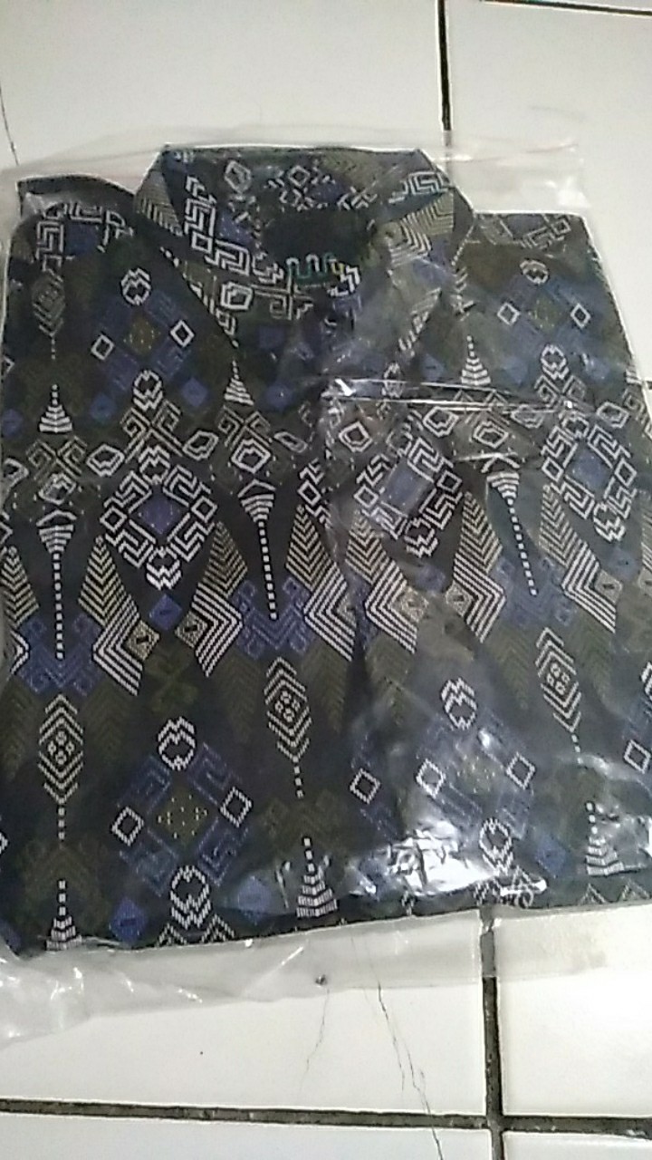 Kemeja Batik Songket Pria Lengan Pendek