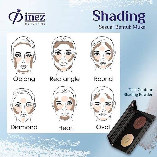 INEZ FACE CONTOUR SHADING POWDER 2X2GR