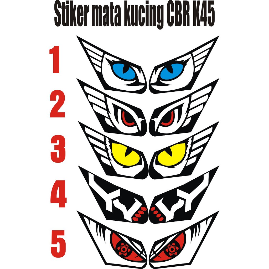 Paling Baru Film  Kartun  Gambar Stiker Motor  Cbr Sticker Fans