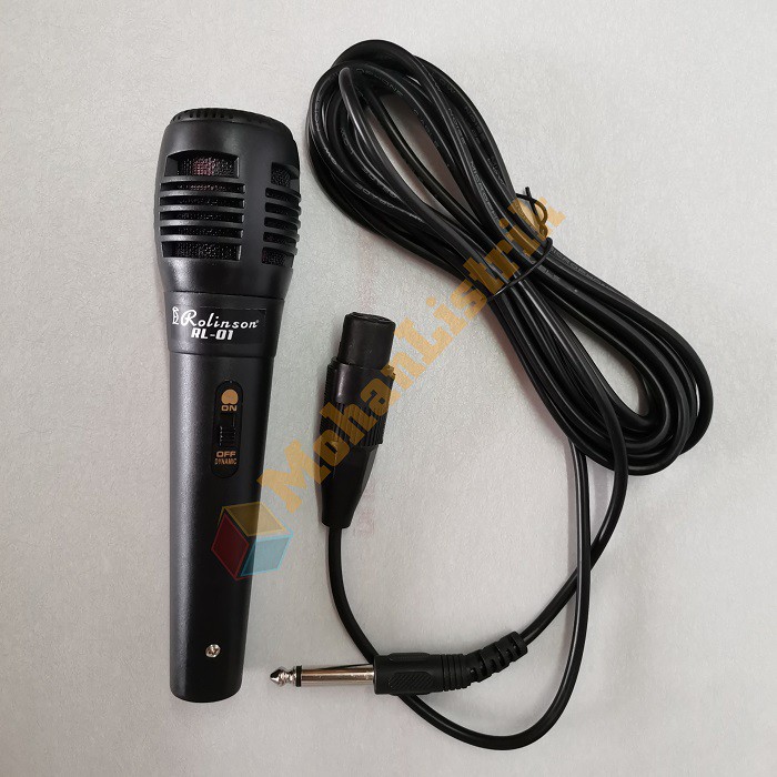 Microphone Kabel Rolinson RL 01 Karaoke Mic