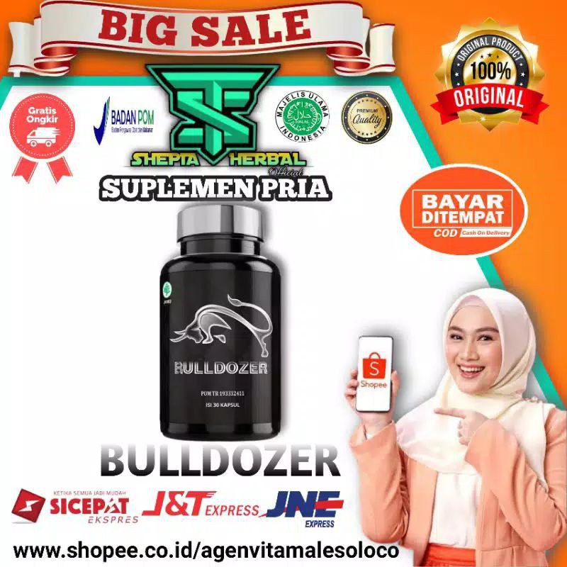 BULLDOZER ORIGINAL OBAT STAMINA PRIA
