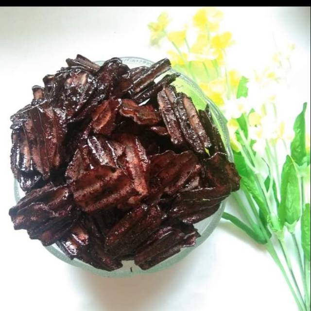 

Kripik pisang coklat